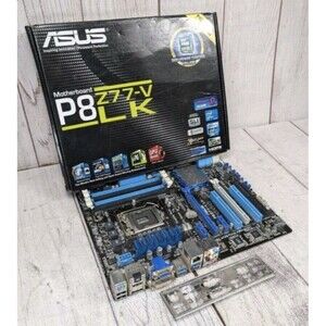 PARTS, NO VIDEO OUTPUT - ASUS Z77 P8Z77-V LK Motherboard ONLY - No RAM, CPU Etc